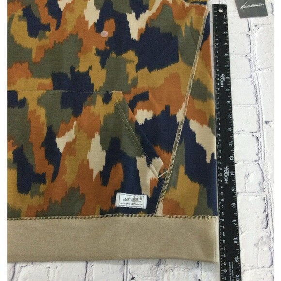 Eddie Bauer Sweatshirt Hoodie Men’s Size Large Color Campo Camp Fleece Pull-Over - Picture 8 of 10